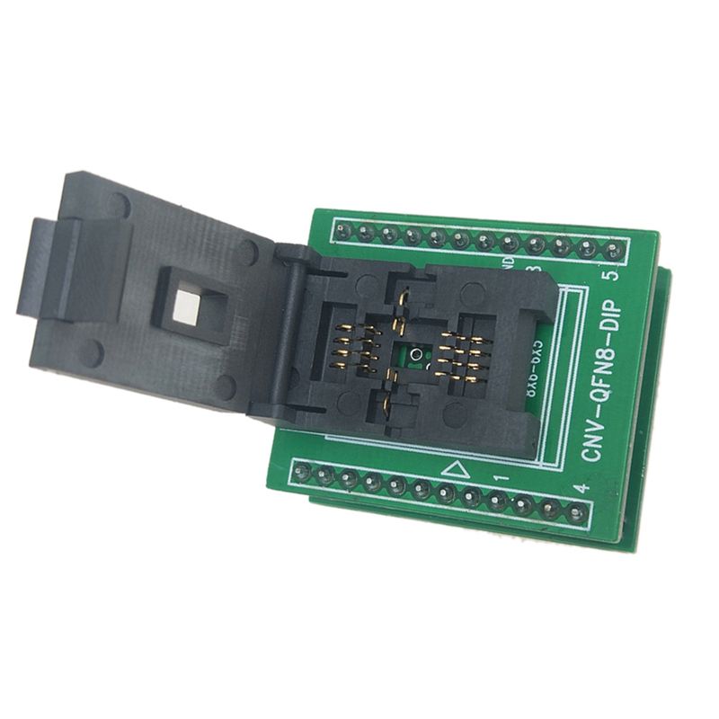 QFN8 DFN8 WSON8 Programming Socket Pin Pitch 1.27mm IC Body