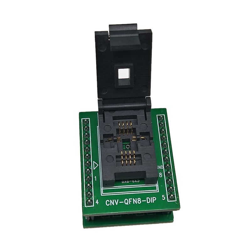 QFN8 DFN8 WSON8 Programming Socket Pin Pitch 1.27mm IC Body