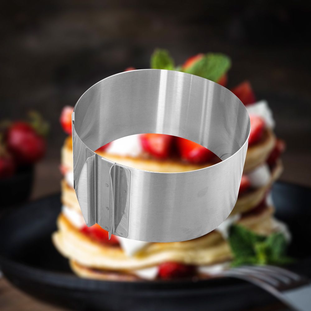 Retractable Stainless Steel Cake Ring Circle Cake Baking