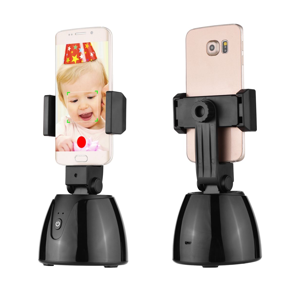Smartphone 360° Smart Tracking Selfie Stick Holder With