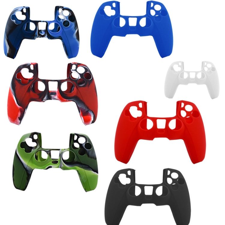 For PS5 Controller Silicone Case, Product Color: Black