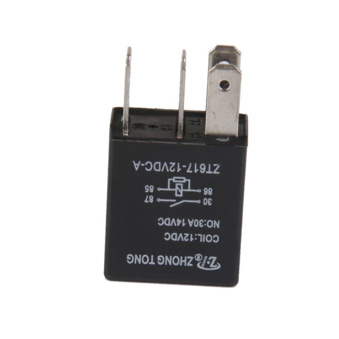 2pcs Car Truck Auto Automotive DC 12V 30A 30 AMP SPST Relay Relays 4