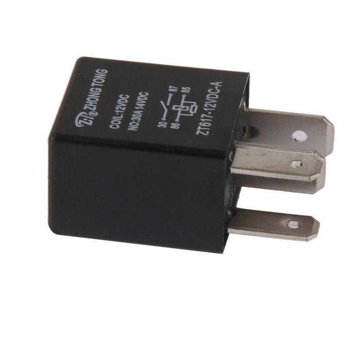 2pcs Car Truck Auto Automotive DC 12V 30A 30 AMP SPST Relay Relays 4