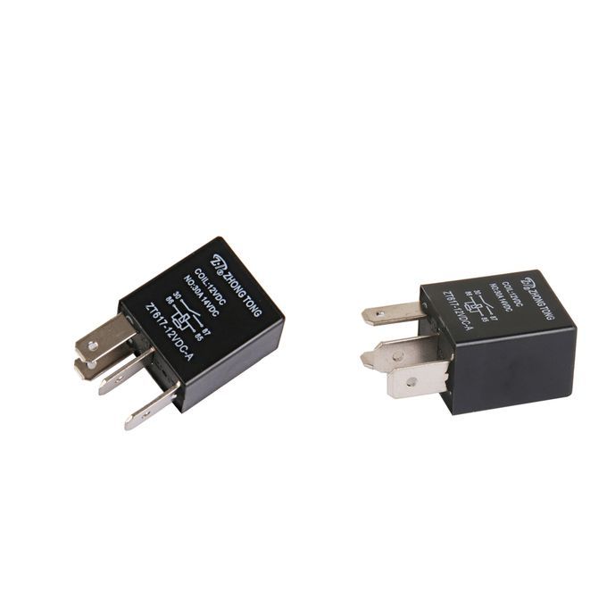 2pcs Car Truck Auto Automotive DC 12V 30A 30 AMP SPST Relay Relays 4