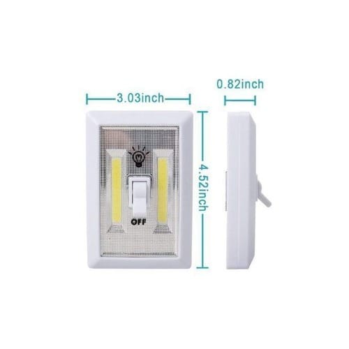 Battery Operated Led Light Wireless Switch