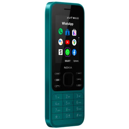 Nokia 6300 - 2.4" - 512MB RAM -  4GB ROM - 4G LTE - 1500mah - Cyan