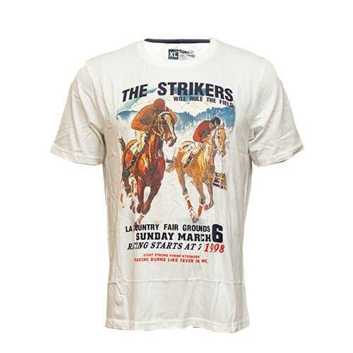 Men's The Strikers Print T-shirt - White