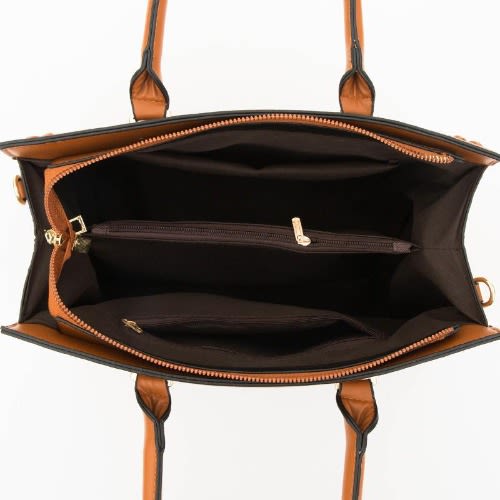 Ladies 3in1 Large Capacity Bag - Brown