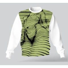 Contour Design Long-sleeved Polo T-shirt - White