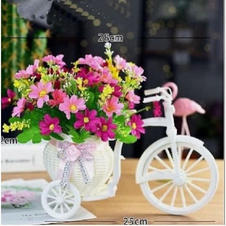 Artificial Bicycle Flower Pot