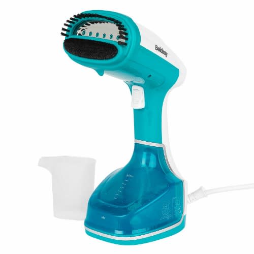 Pro Portable Handheld Garment  Steamer - 1200 W - Turquoise And White