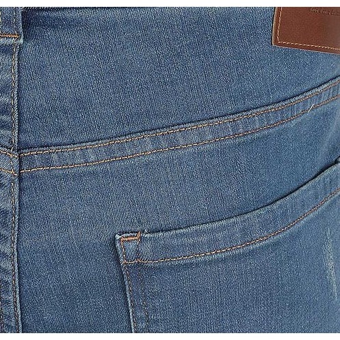 Men's Straight Blue Jeans