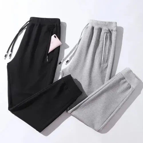 2-in-1 Black And Grey Men Joggers