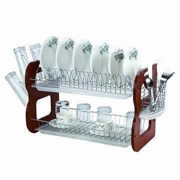 Plate Rack & Dish Drainer - 2 Layer
