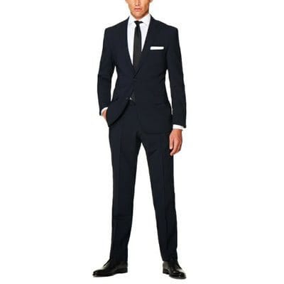 Black Plain Suit