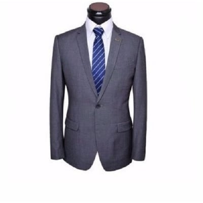 Men's English Fitted Suit - Grey