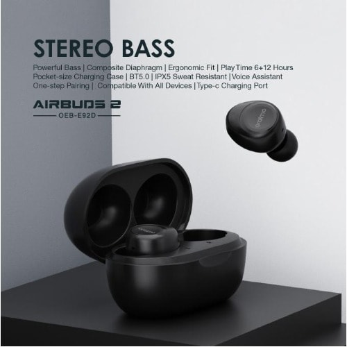 2 Stereo Bass True Wireless In-Earbuds