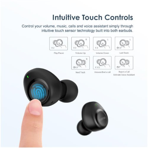 2 Stereo Bass True Wireless In-Earbuds