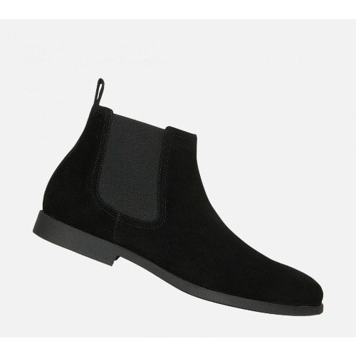 K. N Weston Chelsea Boots - Suede - Black