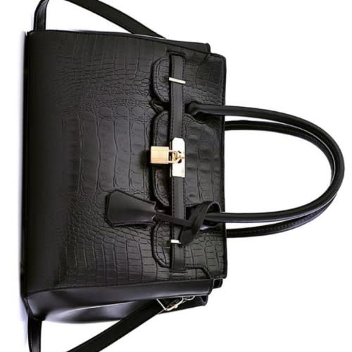 Ladies Leather Bag - Black
