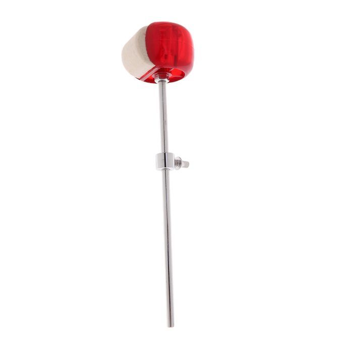 Red Bass Drum Hammer Beater For Drummer Percussion Instrument Red