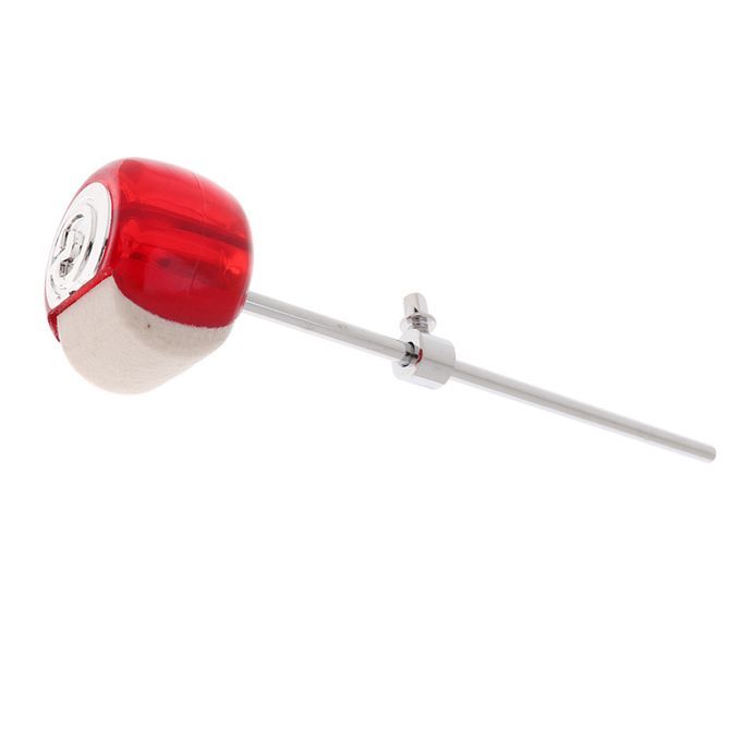 Red Bass Drum Hammer Beater For Drummer Percussion Instrument Red