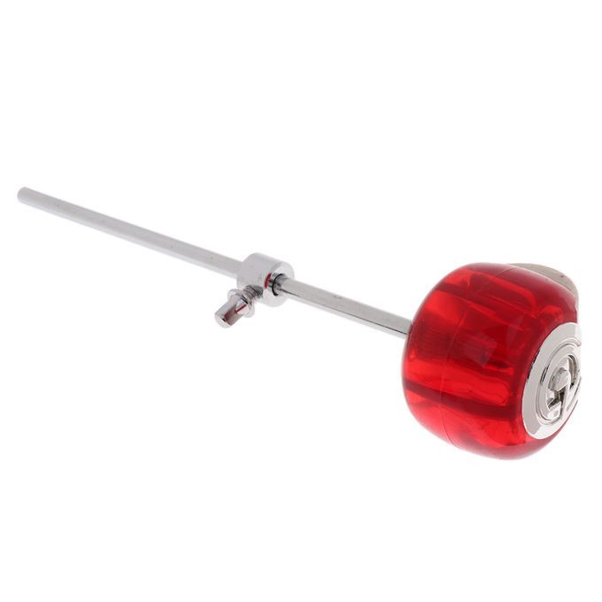 Red Bass Drum Hammer Beater For Drummer Percussion Instrument Red