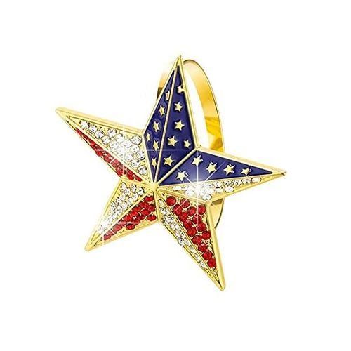 6Pcs Star Napkin Rings Patriotic Napkin Holder