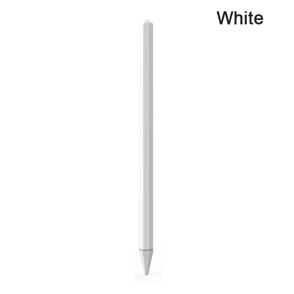 (White)Pen Case For Apple Pencil 2 IPad Pro 2022 Pencil Case Tablet Touch Stylus Pen Protective Cover Pouch Portable Soft Silicon Case MAA