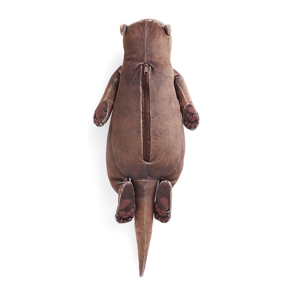 2 In1 40cm Cute Otter Stuffed Down Cotton Pencil Case