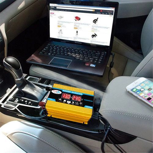 DC 12V To AC 220V Car Power Inverter Peaks Power 4000W Rated Power 300W