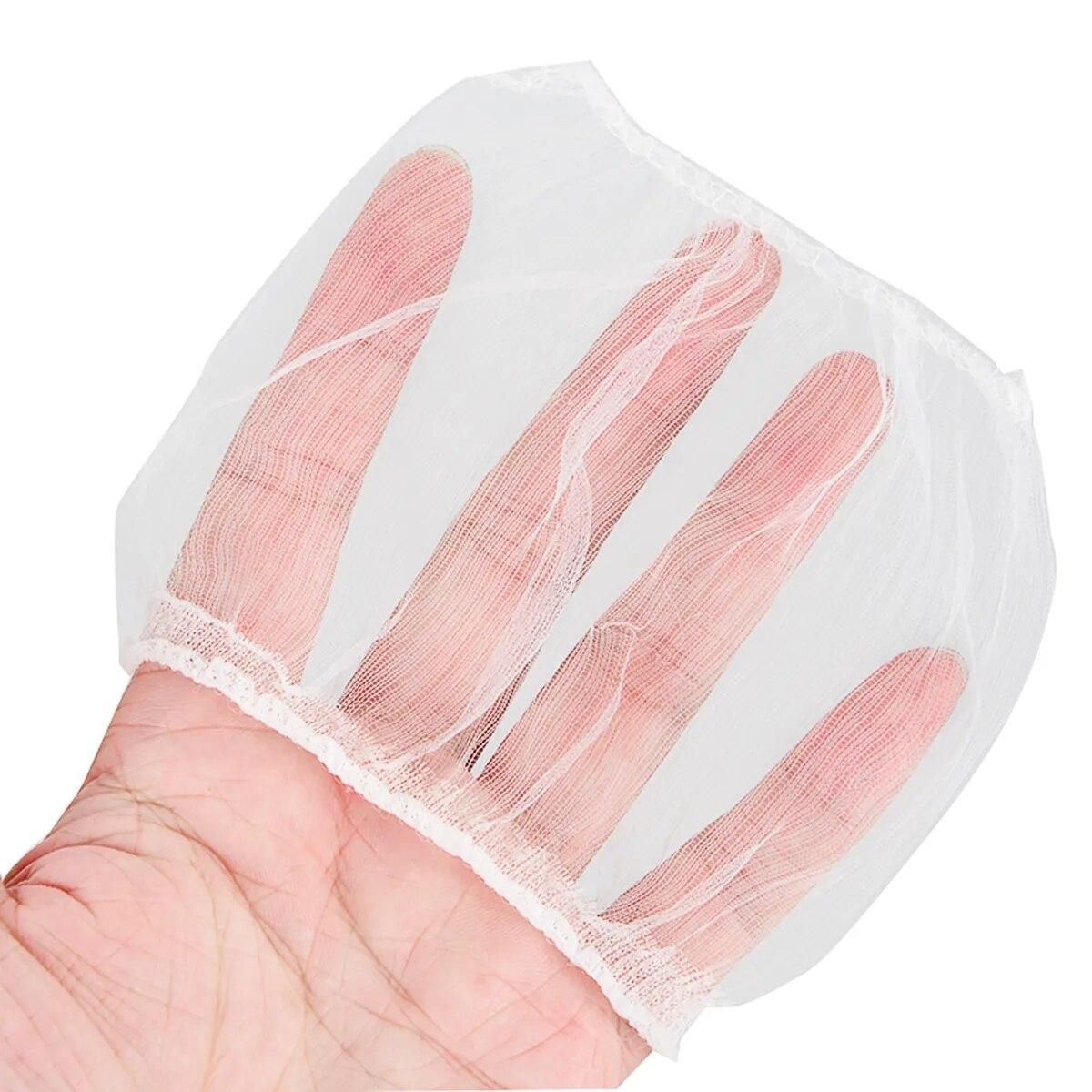 100pcs Sink Filter Nylon Mesh Kitchen Trash Bag Strainer Net Shower Drain Cover Hair Catcher for Food Waste Bathroom Rubbish Bag