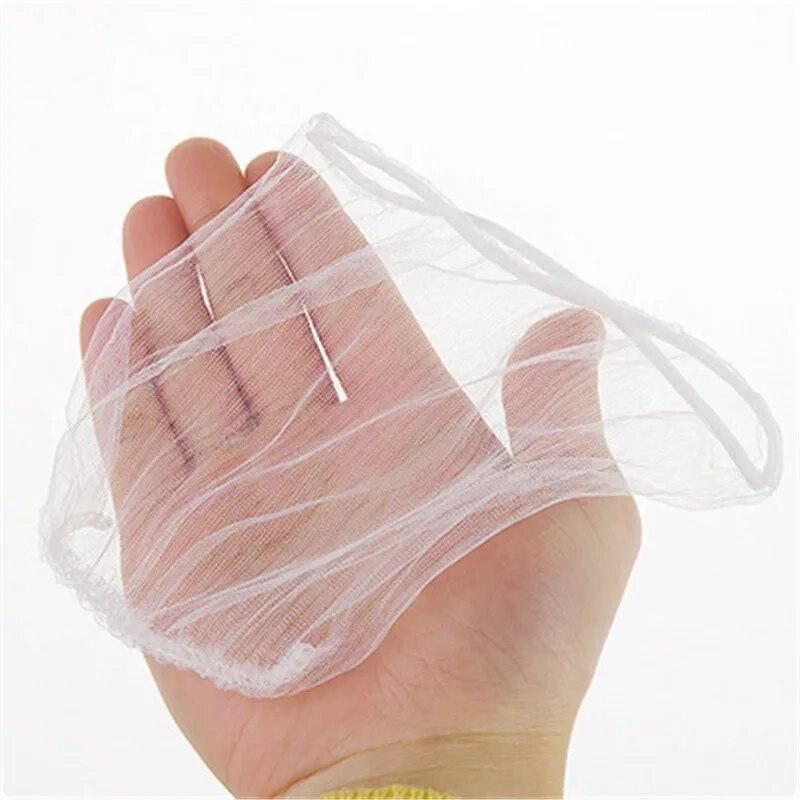 100pcs Sink Filter Nylon Mesh Kitchen Trash Bag Strainer Net Shower Drain Cover Hair Catcher for Food Waste Bathroom Rubbish Bag