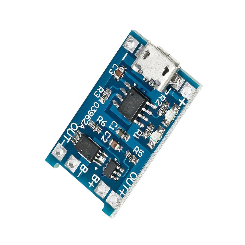 5pcs Charger Module Micro USB 18650 Lithium Battery Charging + Protection Circuit Board Charger Module 5V 1A