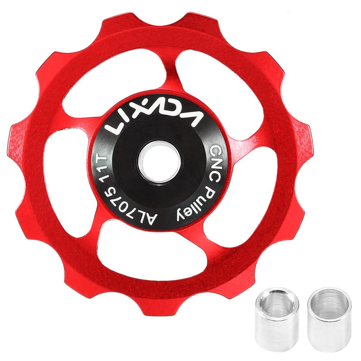LIXADA 11T MTB Bicycle Rear Derailleur Jockey Pulley Wheel  Bearing Pulley Aluminium Alloy Road Bike Guide Roller