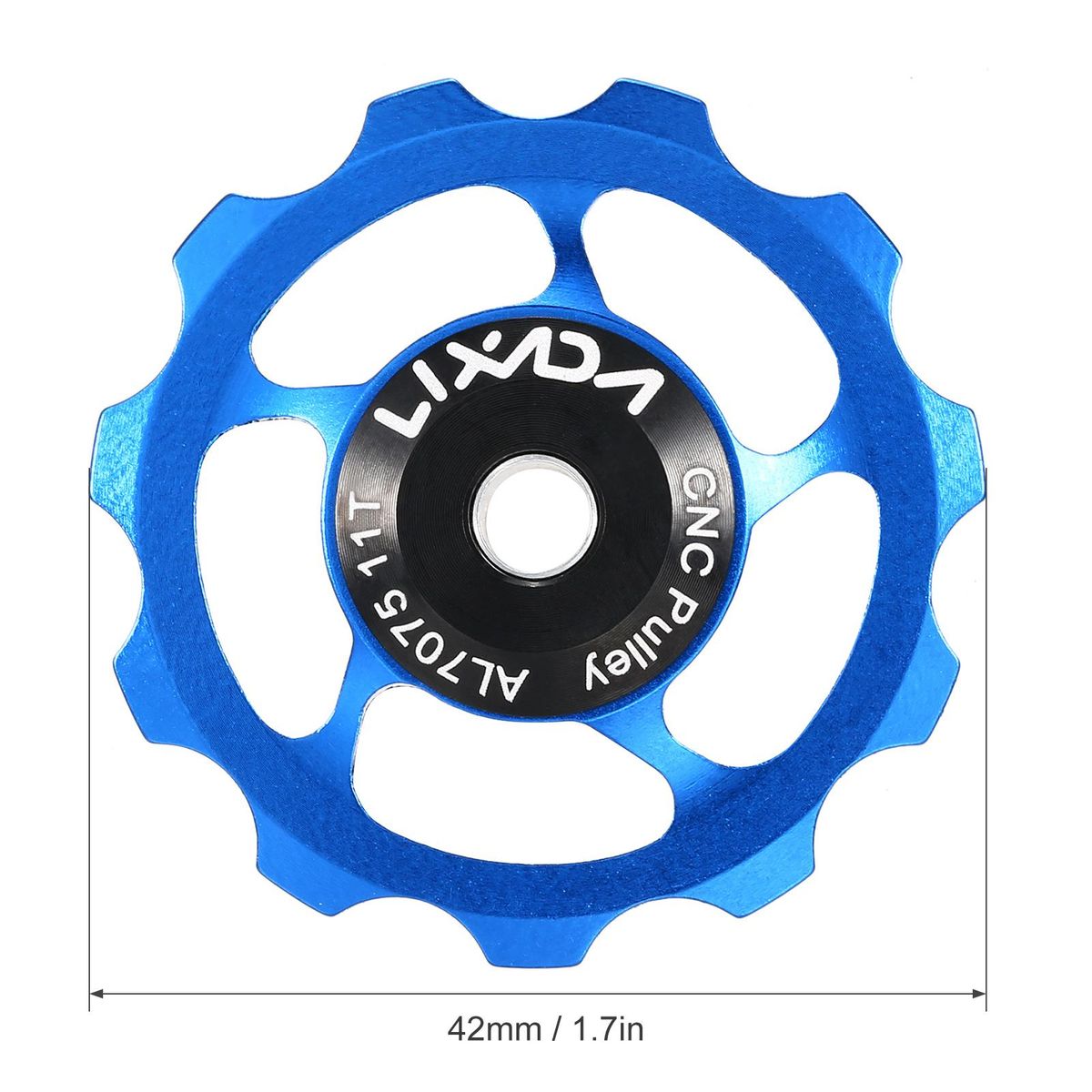 LIXADA 11T MTB Bicycle Rear Derailleur Jockey Pulley Wheel  Bearing Pulley Aluminium Alloy Road Bike Guide Roller