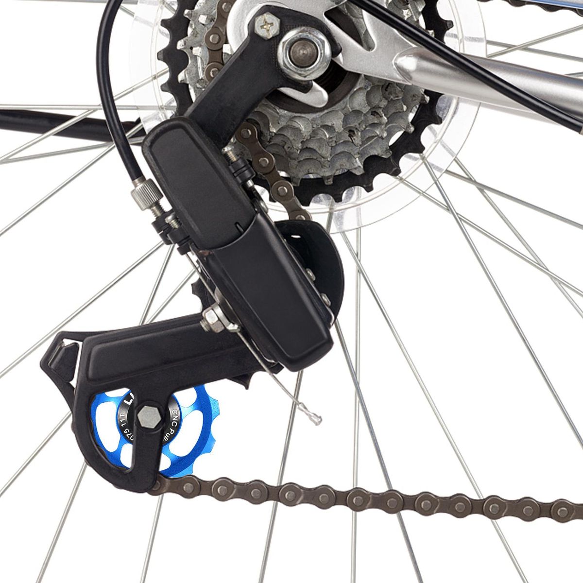 LIXADA 11T MTB Bicycle Rear Derailleur Jockey Pulley Wheel  Bearing Pulley Aluminium Alloy Road Bike Guide Roller