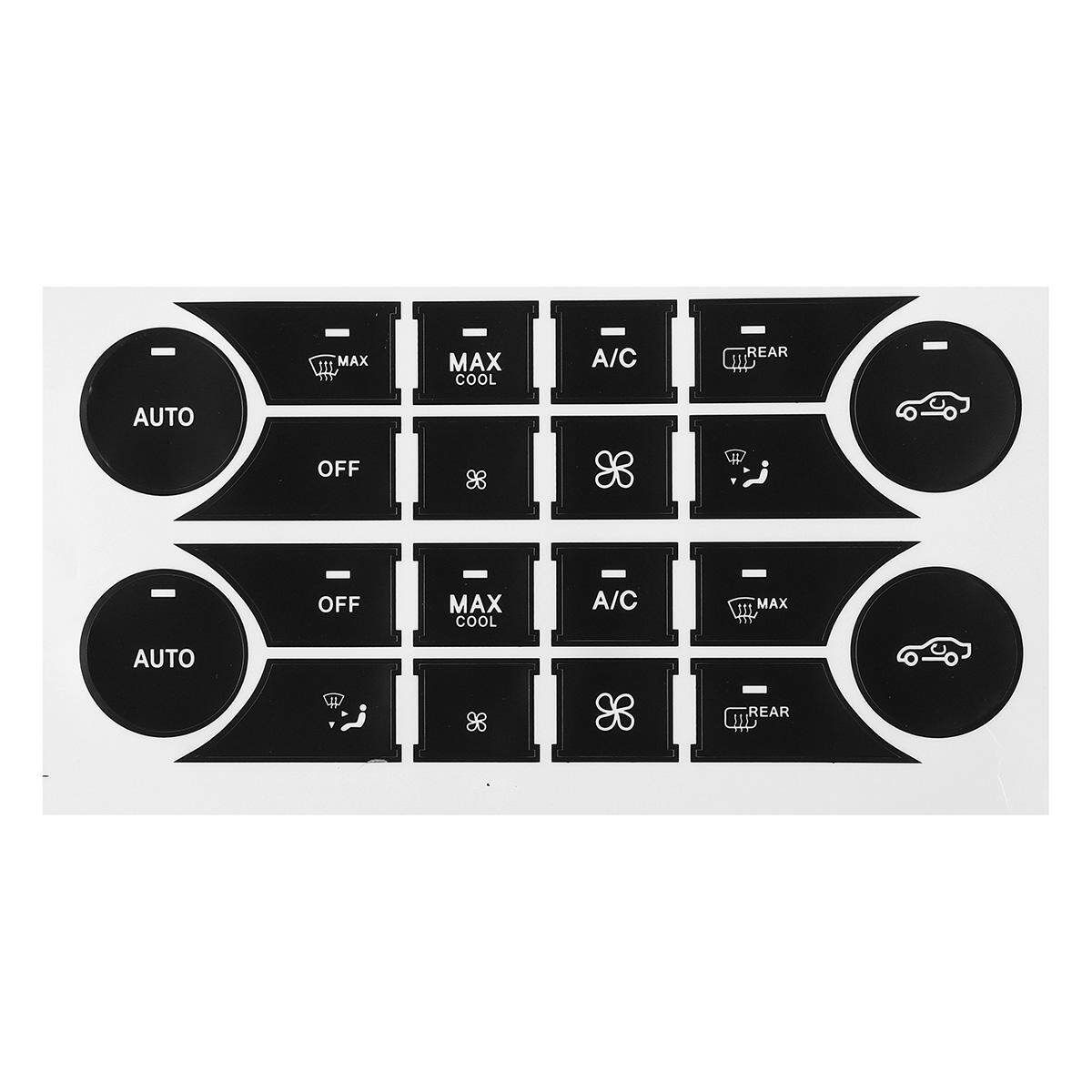 Steering Window A/ Radio Lock Button Repair Sticker For Mercedes W204 2007-2014