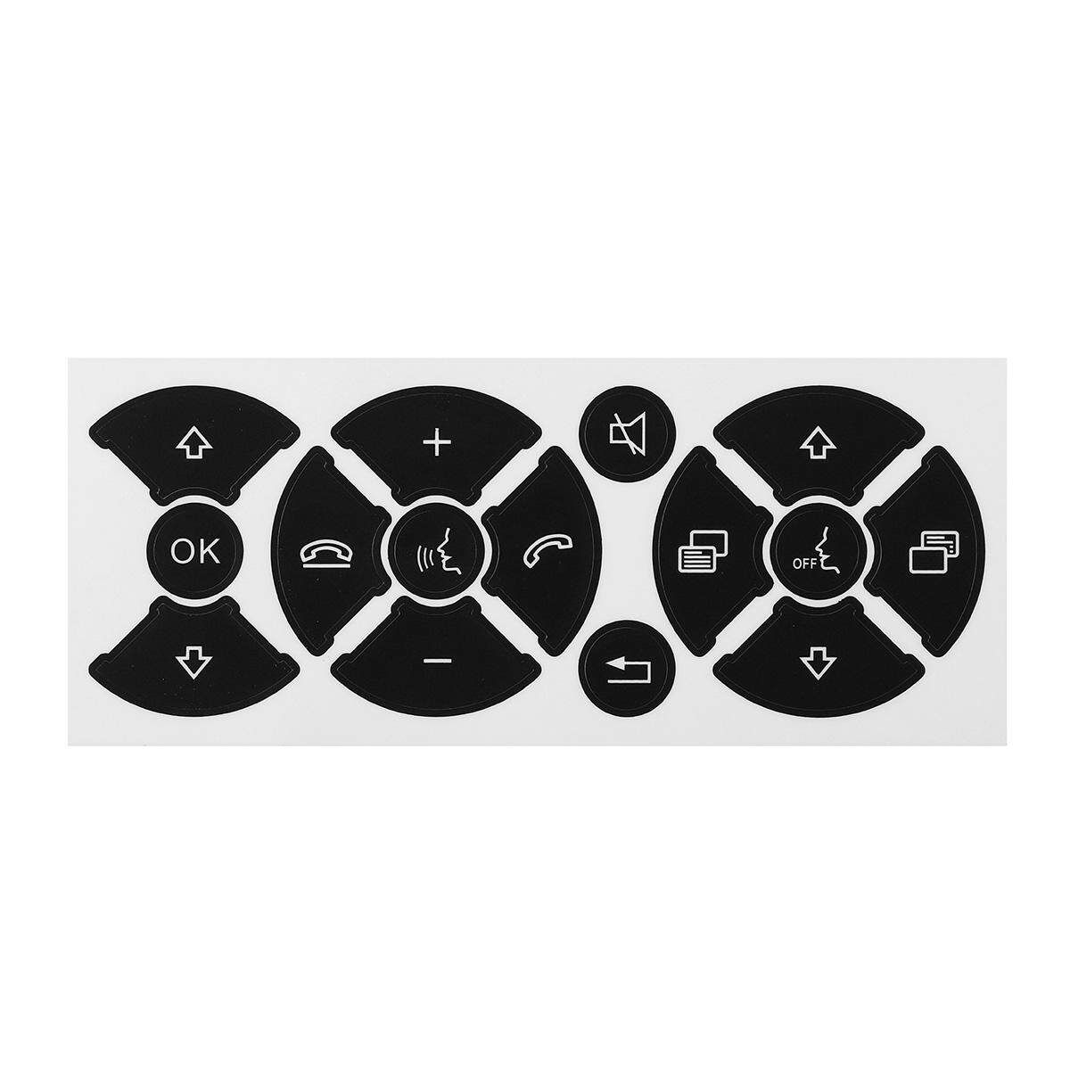 Steering Window A/ Radio Lock Button Repair Sticker For Mercedes W204 2007-2014