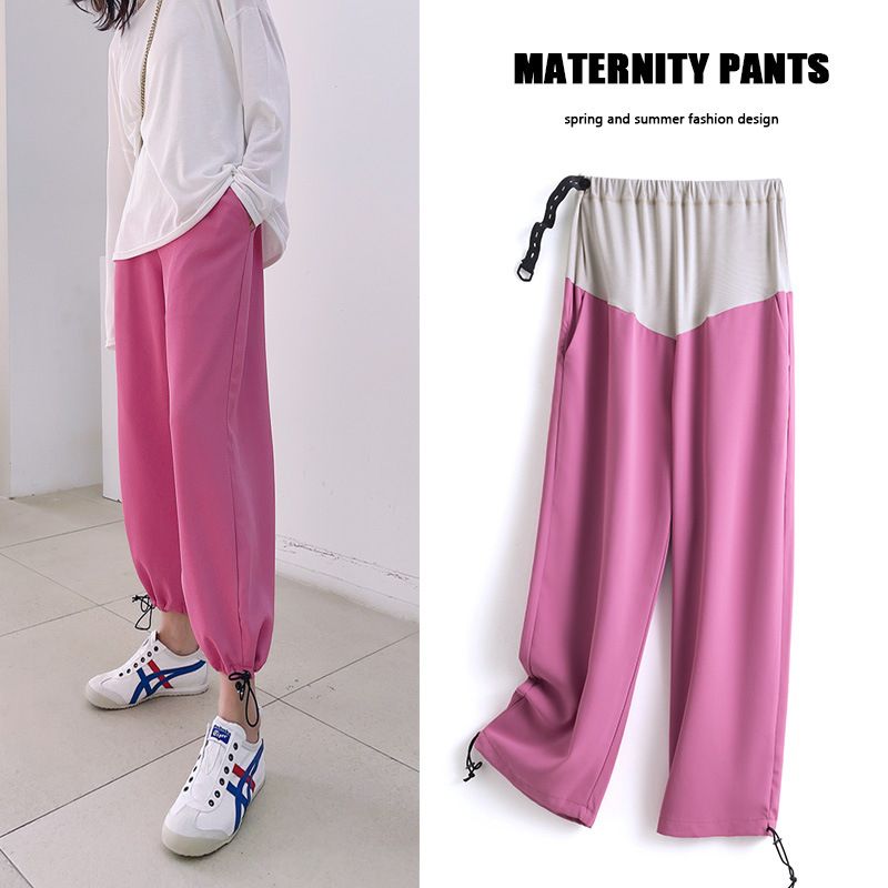 Maternity Casual Pants Maternity Chiffon New Maternity Pants Wide Leg Pants