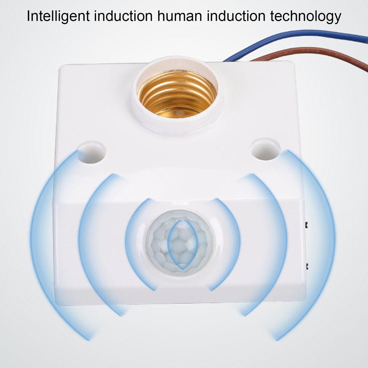 Lamp Holder Infrared PIR Motion Detector Light Holder A