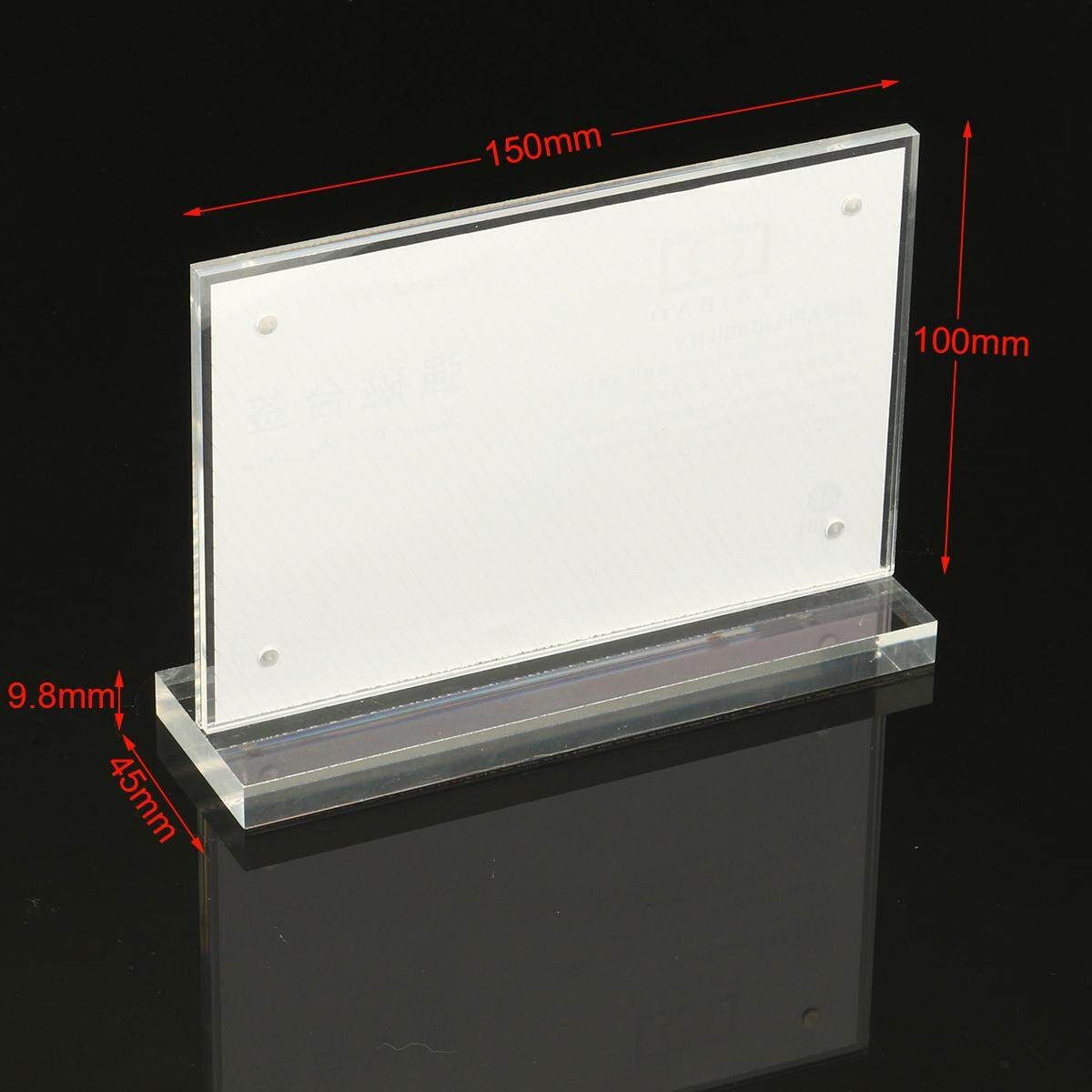 Photo Note Money Holder Acrylic Display Frame Gifts 10X15cm