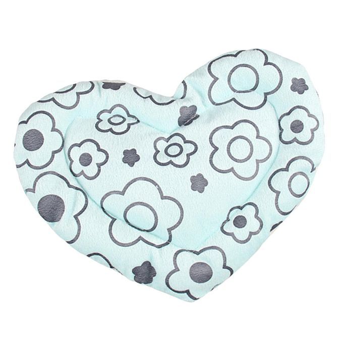 Heart Shape Hamster Guinea Pig Mat Sleep Bed Seat Pad For Small Blue