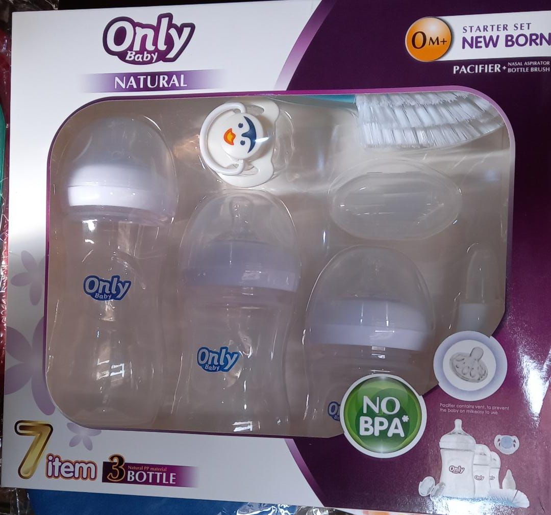 Feeding Bottles Starter Set With Pacifier(0-6 Months)