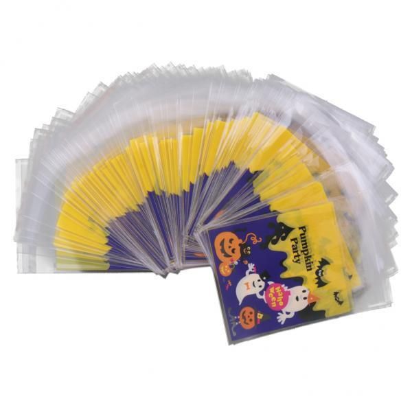 2X 100x Halloween Trick Or Treat Bags  Sweet Food Packaging