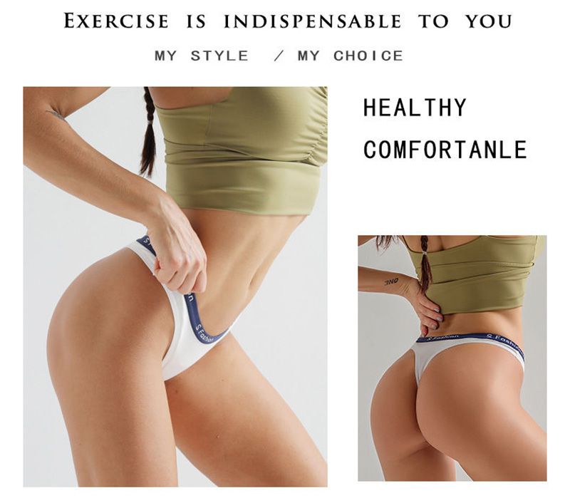 Cotton G-String Thong Sexy Briefs Underpant Female Bikini