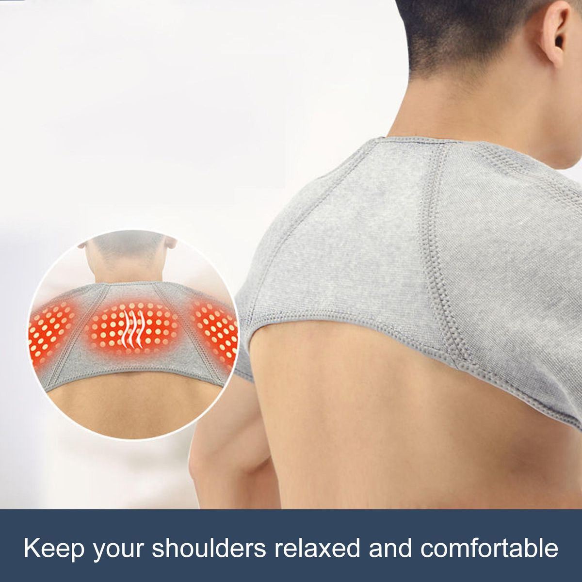 Thermal Shoulder Pads Heating Belt Unisex Safety Sportswear A