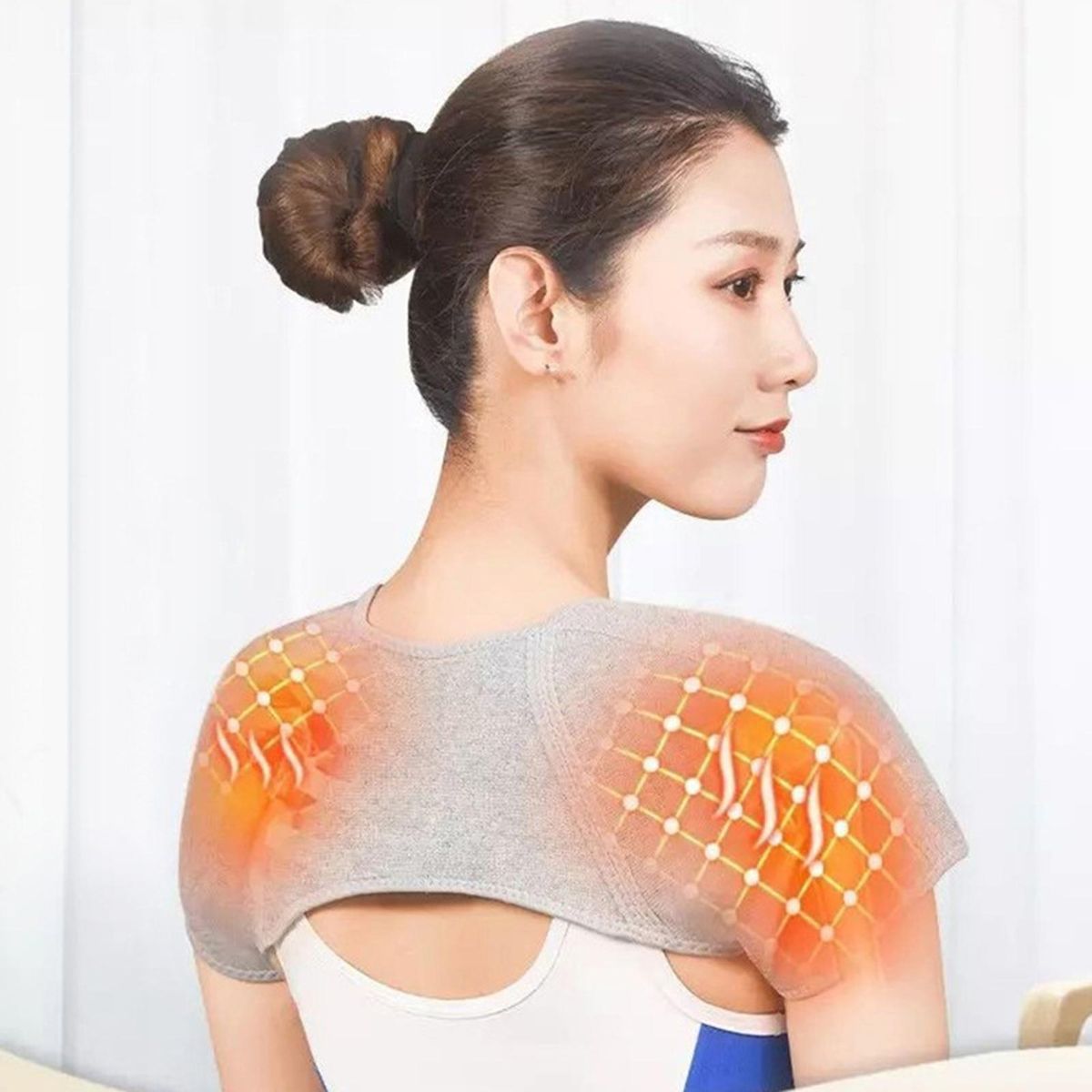 Thermal Shoulder Pads Heating Belt Unisex Safety Sportswear A