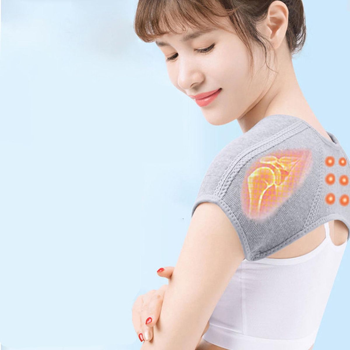 Thermal Shoulder Pads Heating Belt Unisex Safety Sportswear A