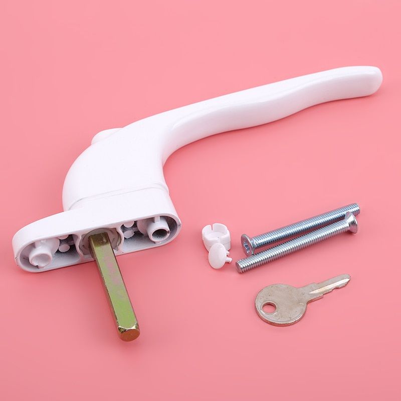 1Pc Window Handle With Locks  Aluminum Alloy Universal Door Handle Key